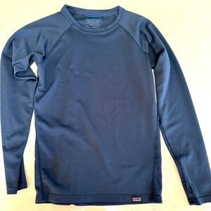 Kids size 10 medium. Capilene base layer shirt by Patagonia.